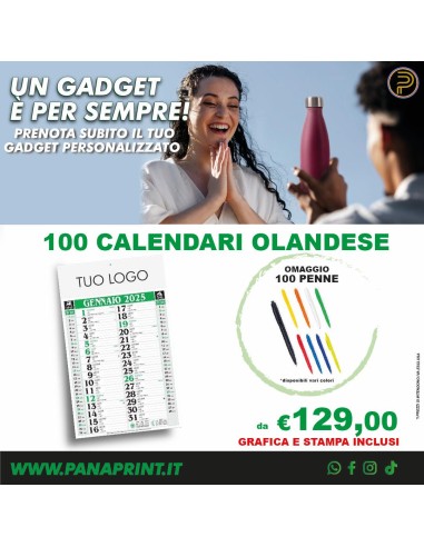 PROMO BOX Calendario e Penne con Stampa Personalizzata