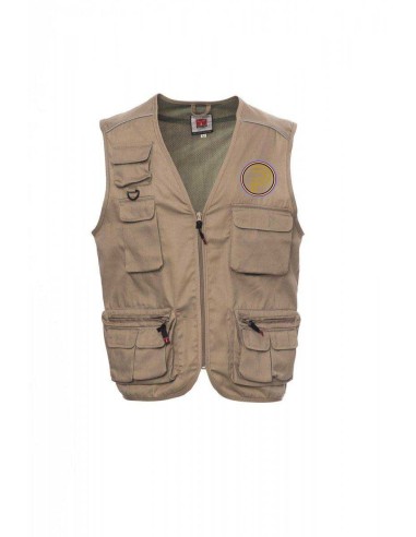 Gilet Pocket Multitasche con zip completa con Stampa Personalizzata